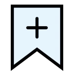 Bookmark Plus SVG Icon